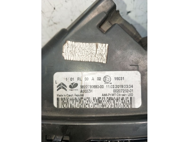Recambio de piloto delantero izquierdo para citroën c3 aircross i (2r_, 2c_) 1.5 bluehdi 100 (2cyhyj) referencia OEM IAM 9822790