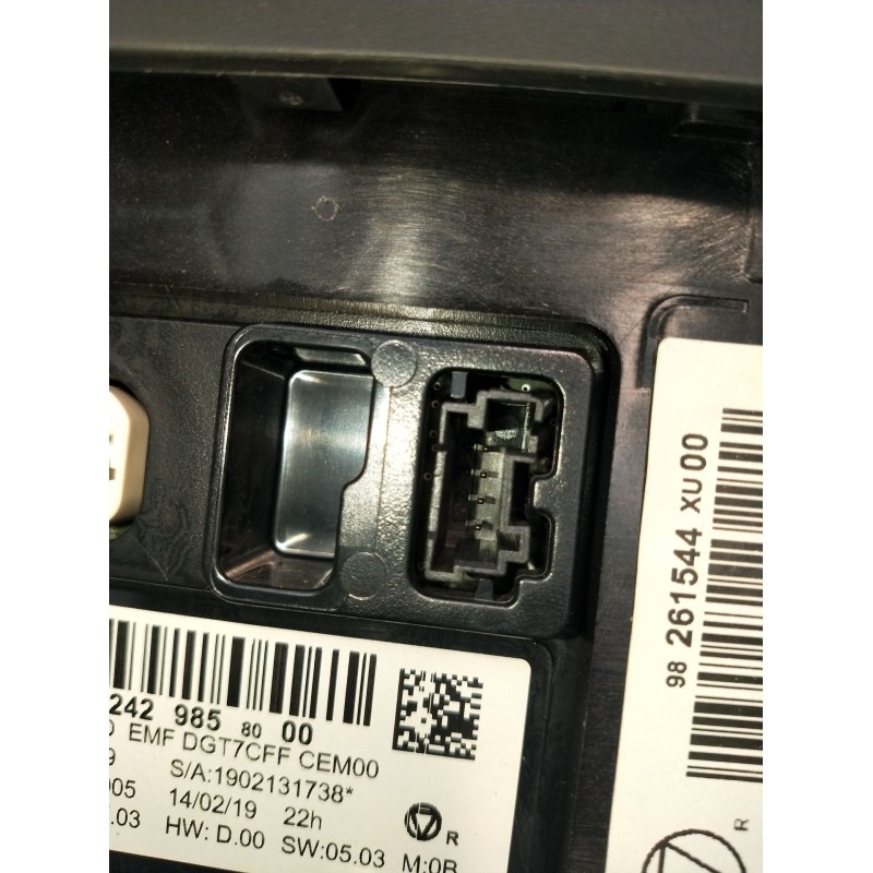 Recambio de pantalla multifuncion para citroën c3 aircross i (2r_, 2c_) 1.5 bluehdi 100 (2cyhyj) referencia OEM IAM 9824298580 1
