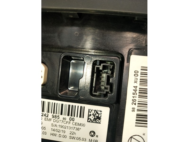 Recambio de pantalla multifuncion para citroën c3 aircross i (2r_, 2c_) 1.5 bluehdi 100 (2cyhyj) referencia OEM IAM 9824298580 1