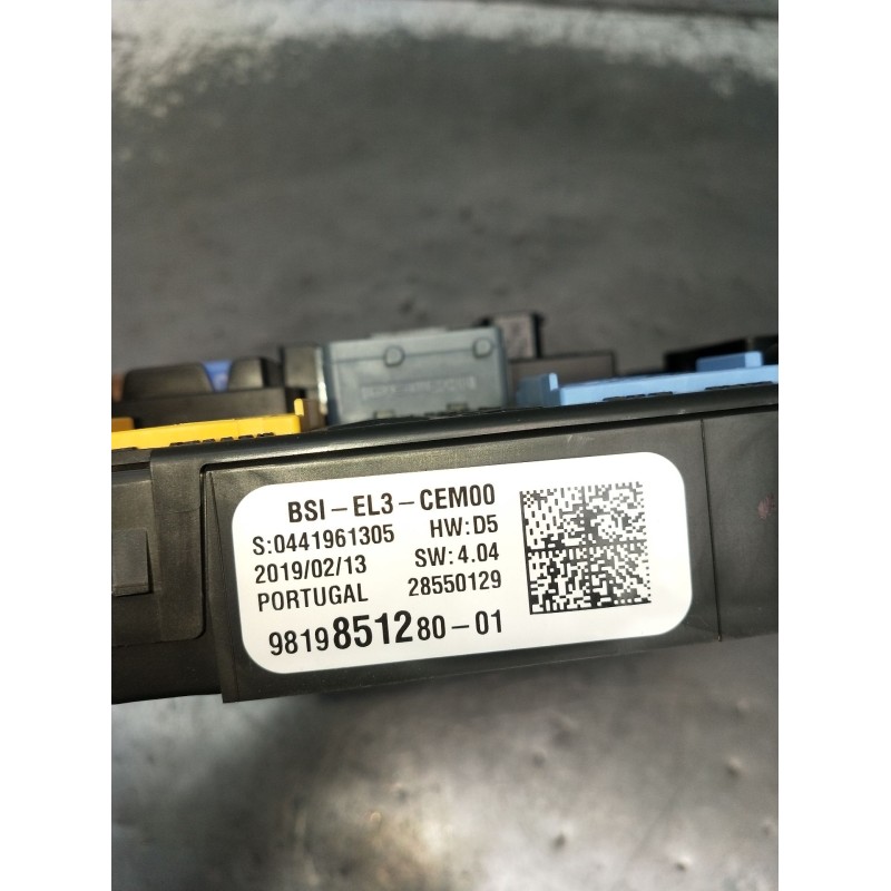 Recambio de caja reles / fusibles para citroën c3 aircross i (2r_, 2c_) 1.5 bluehdi 100 (2cyhyj) referencia OEM IAM 9819851280 B