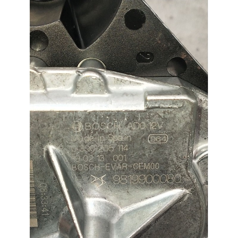 Recambio de motor limpia trasero para citroën c3 aircross i (2r_, 2c_) 1.5 bluehdi 100 (2cyhyj) referencia OEM IAM 0390205114 19