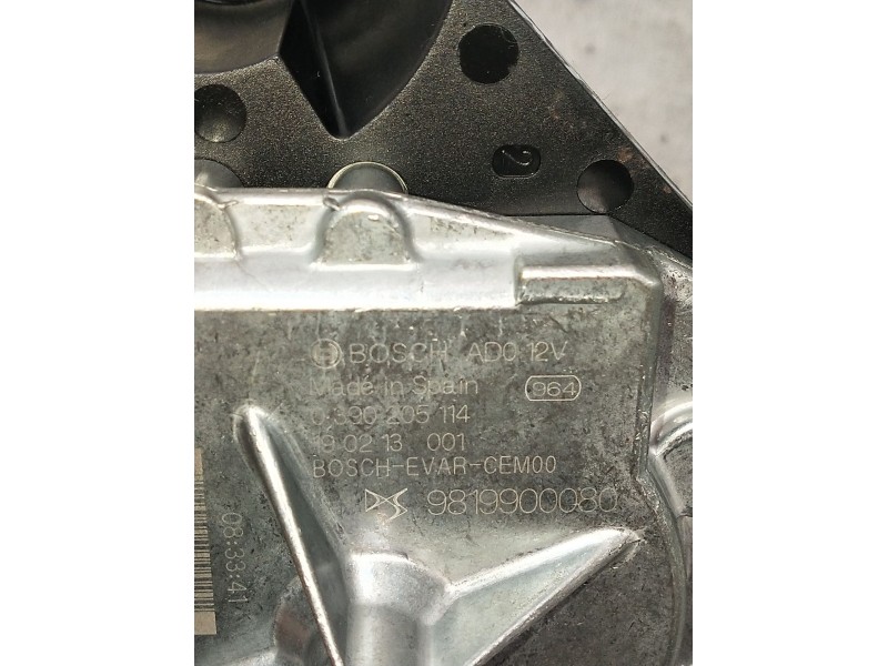 Recambio de motor limpia trasero para citroën c3 aircross i (2r_, 2c_) 1.5 bluehdi 100 (2cyhyj) referencia OEM IAM 0390205114 19