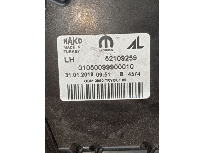 Recambio de faro izquierdo para fiat doblo cargo (263_) 1.3 d multijet (263wxu1a) referencia OEM IAM   