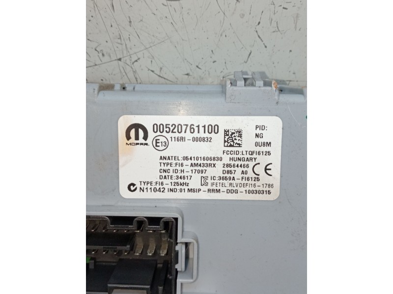 Recambio de caja reles / fusibles para fiat doblo cargo (263_) 1.3 d multijet (263wxu1a) referencia OEM IAM   