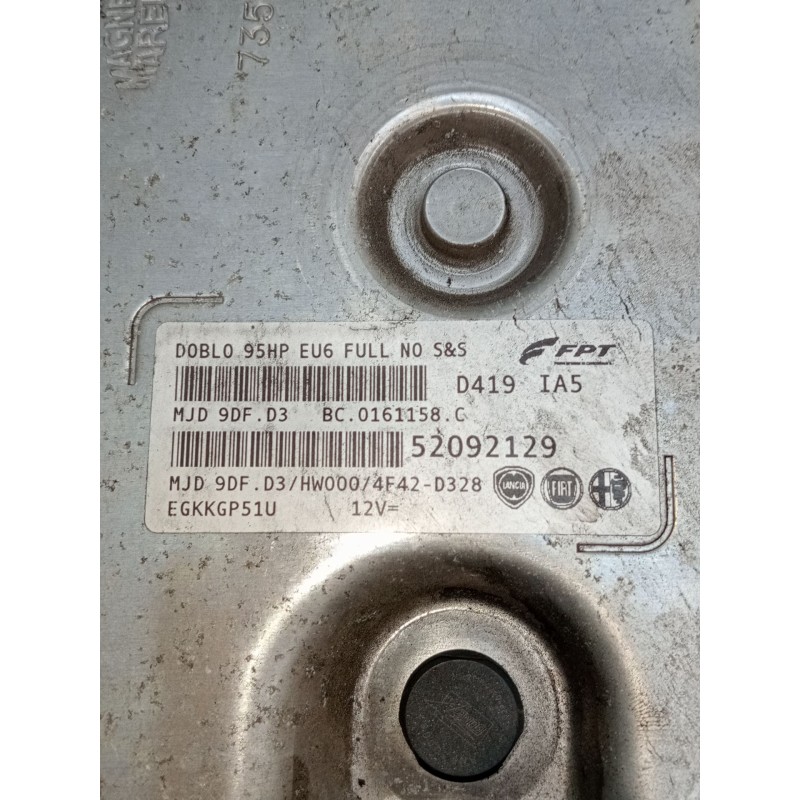 Recambio de centralita motor uce para fiat doblo cargo (263_) 1.3 d multijet (263wxu1a) referencia OEM IAM   