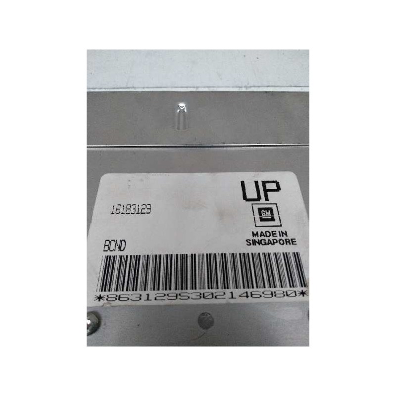 Recambio de centralita motor uce para opel astra f berlina 1.4 cat (l48) referencia OEM IAM 16183129 UP BCND