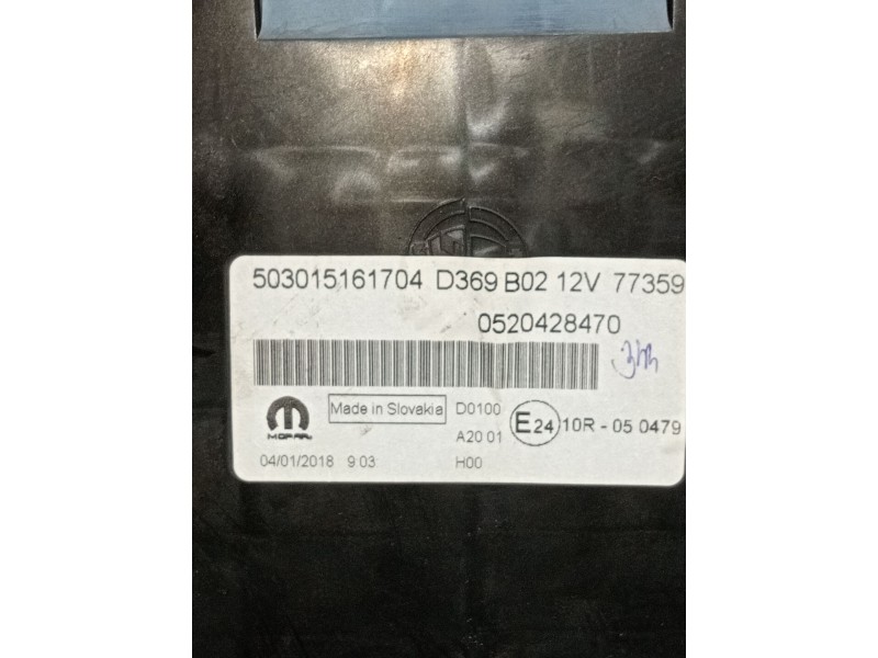 Recambio de cuadro instrumentos para fiat doblo cargo (263_) 1.3 d multijet (263wxu1a) referencia OEM IAM 503015161704 052042847