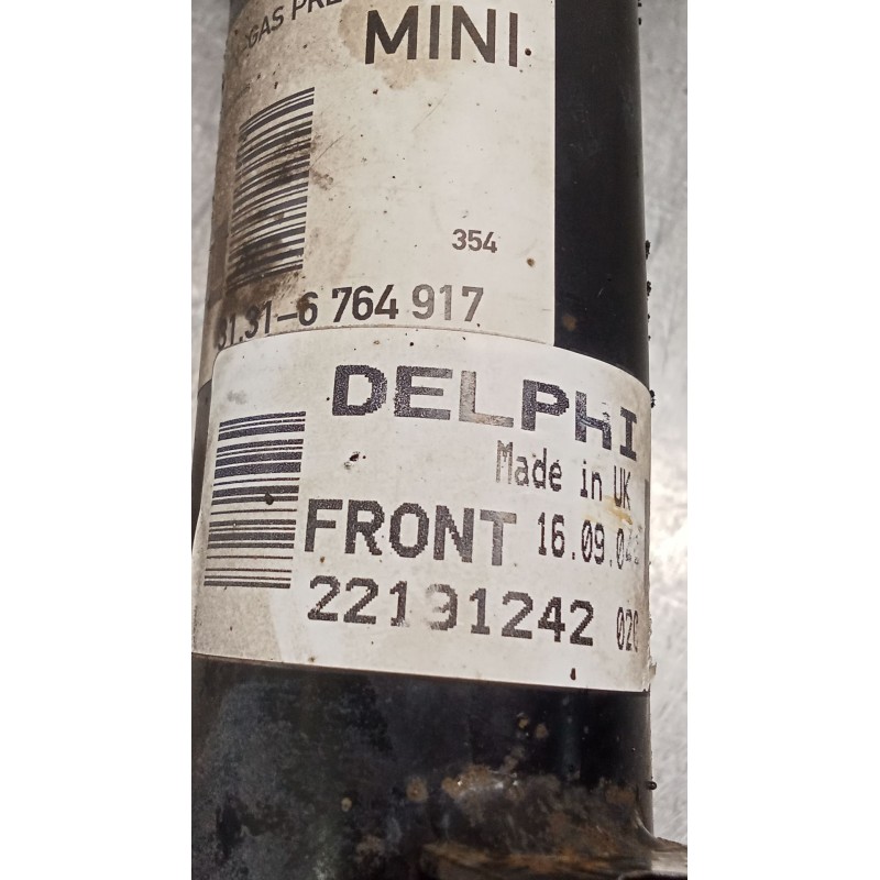 Recambio de amortiguador delantero izquierdo para mini mini (r50, r53) cooper referencia OEM IAM 22191242  01