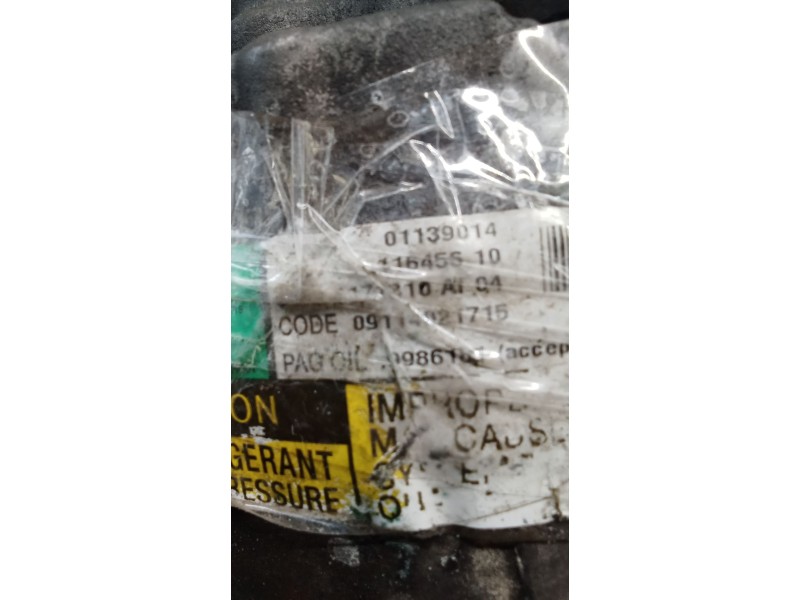 Recambio de compresor aire acondicionado para mini mini (r50, r53) cooper referencia OEM IAM 01139014  01
