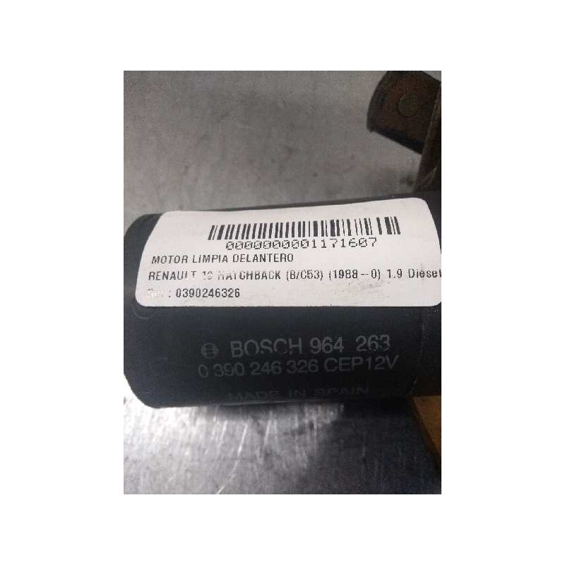 Recambio de motor limpia delantero para renault 19 hatchback (b/c53) 1.9 diesel referencia OEM IAM 0390246326   Recambio de motor limpia delantero para renault 19 hatchback (b/c53) 1.9 diesel referencia OEM IAM 0390246326