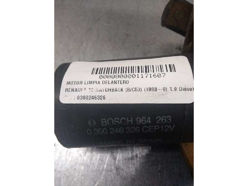 Recambio de motor limpia delantero para renault 19 hatchback (b/c53) 1.9 diesel referencia OEM IAM 0390246326   Recambio de motor limpia delantero para renault 19 hatchback (b/c53) 1.9 diesel referencia OEM IAM 0390246326