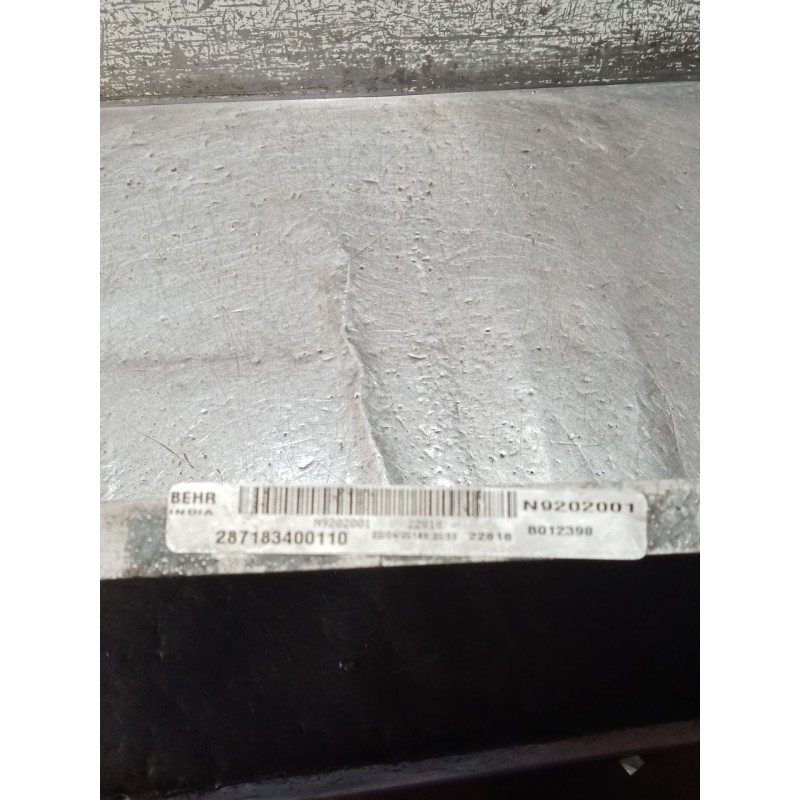 Recambio de condensador aire acondicionado para tata indica vista 1.3 crdi referencia OEM IAM N9202001 287183400110 12