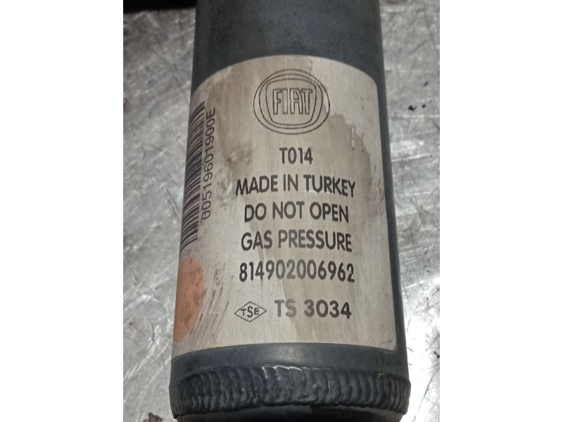 Recambio de amortiguador trasero izquierdo para fiat doblo cargo (263_) 1.3 d multijet (263wxu1a) referencia OEM IAM 81490200696