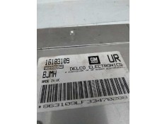 Recambio de centralita motor uce para opel astra f berlina 1.6 cat referencia OEM IAM 16183109 UR BJMH 2