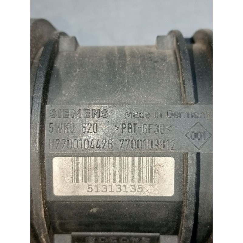 Recambio de caudalimetro para renault megane ii (bm0/1_, cm0/1_) 1.9 dci (bm0g, cm0g) referencia OEM IAM 5WK9620 7700109812 H770