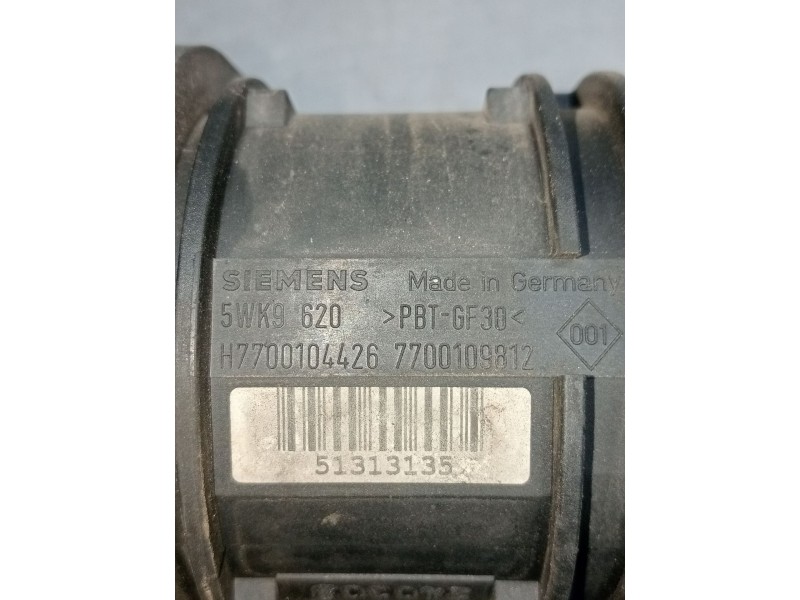 Recambio de caudalimetro para renault megane ii (bm0/1_, cm0/1_) 1.9 dci (bm0g, cm0g) referencia OEM IAM 5WK9620 7700109812 H770