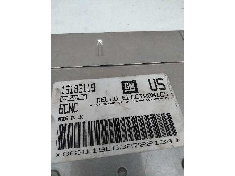 Recambio de centralita motor uce para opel astra f berlina 1.6 cat referencia OEM IAM 16183119 US BCNC