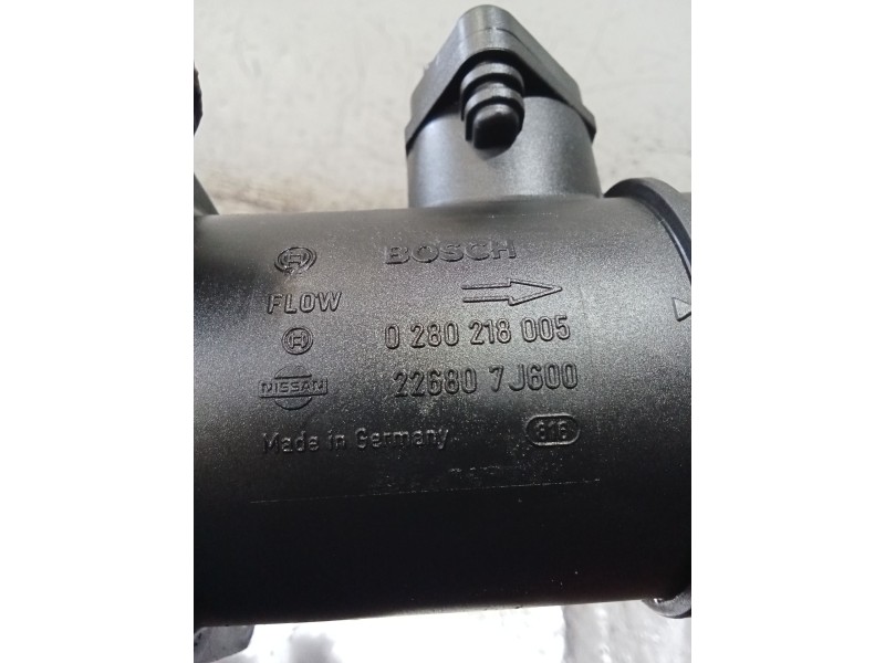 Recambio de caudalimetro para nissan almera ii hatchback (n16) 2.2 di referencia OEM IAM 0280218005 226807J600 00