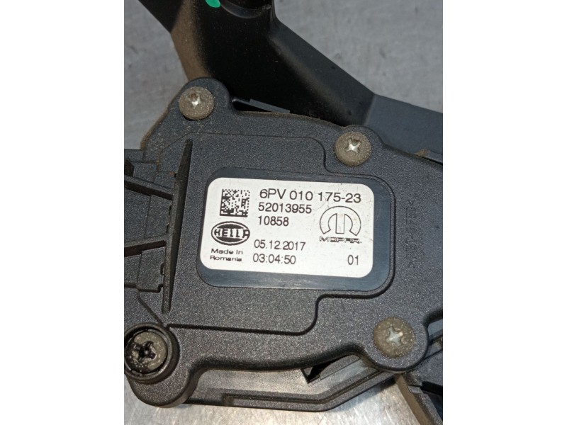 Recambio de potenciometro pedal para fiat doblo cargo (263_) 1.3 d multijet (263wxu1a) referencia OEM IAM 6PV01017523 52013955 2
