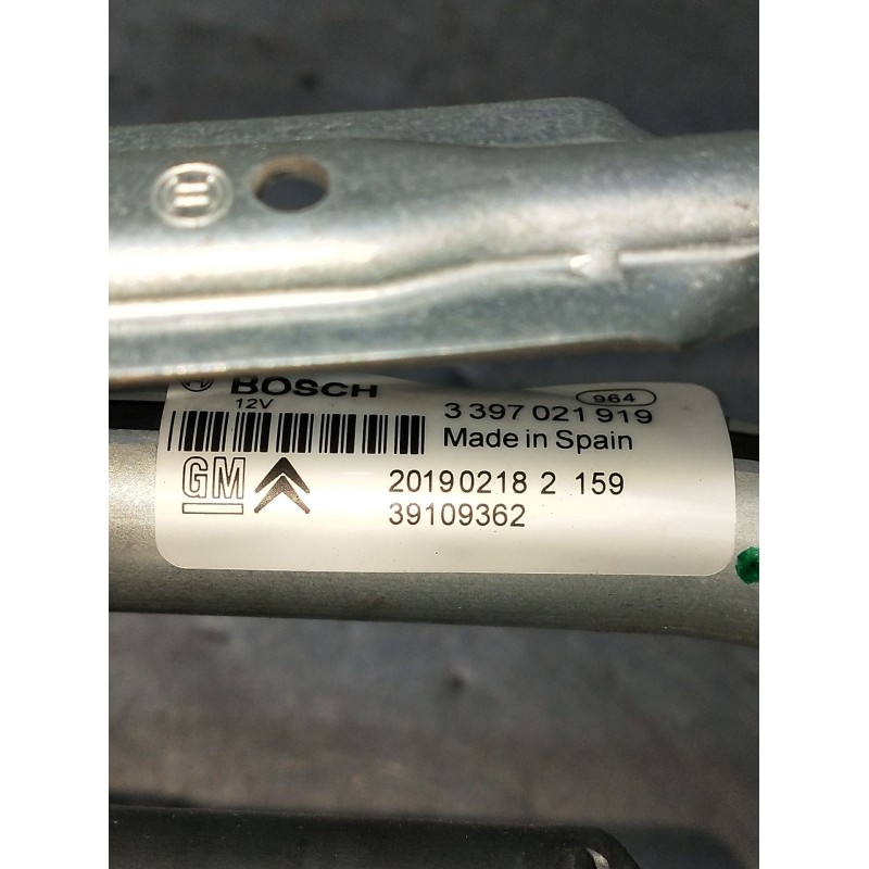 Recambio de motor limpia delantero para citroën c3 aircross i (2r_, 2c_) 1.5 bluehdi 100 (2cyhyj) referencia OEM IAM 3397021919 