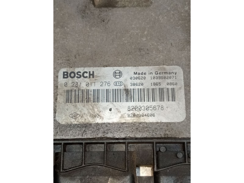 Recambio de centralita motor uce para renault megane ii (bm0/1_, cm0/1_) 1.9 dci (bm0g, cm0g) referencia OEM IAM 0281011276 8200