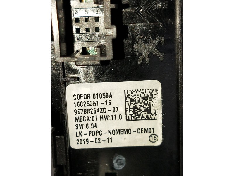 Recambio de mando elevalunas delantero izquierdo para citroën c3 aircross i (2r_, 2c_) 1.5 bluehdi 100 (2cyhyj) referencia OEM I