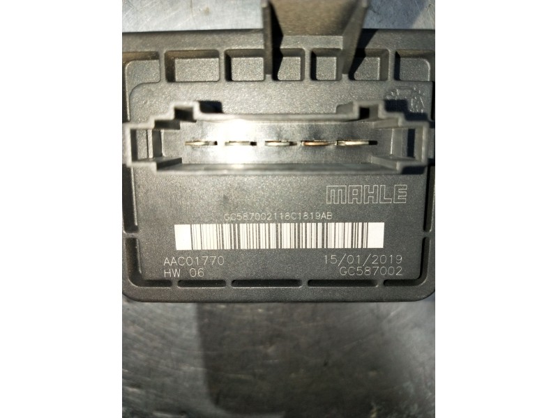 Recambio de resistencia calefaccion para citroën c3 aircross i (2r_, 2c_) 1.5 bluehdi 100 (2cyhyj) referencia OEM IAM AAC01770 G