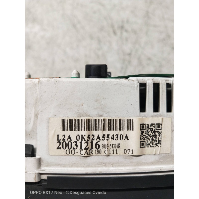 Recambio de cuadro instrumentos para kia carnival ii 2.9 cdri ex referencia OEM IAM 0K52A55430A L2A 20031216 200364310K