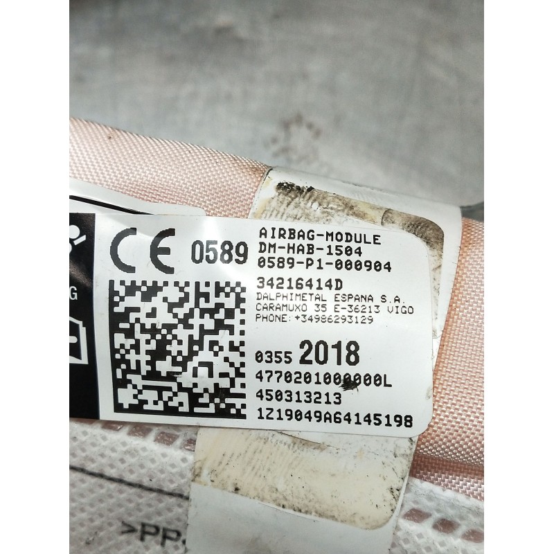 Recambio de airbag cortina delantero izquierdo para citroën c3 aircross i (2r_, 2c_) 1.5 bluehdi 100 (2cyhyj) referencia OEM IAM