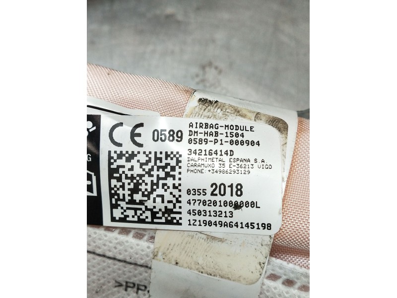 Recambio de airbag cortina delantero izquierdo para citroën c3 aircross i (2r_, 2c_) 1.5 bluehdi 100 (2cyhyj) referencia OEM IAM