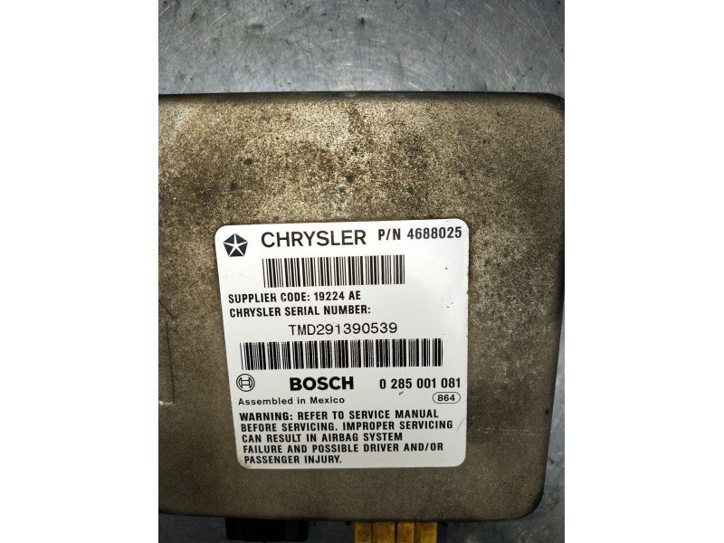 Recambio de kit airbag para chrysler voyager ii (es) 2.5 td referencia OEM IAM 0285001081  1991