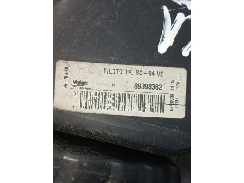 Recambio de piloto trasero derecho para renault megane ii (bm0/1_, cm0/1_) 1.9 dci (bm0g, cm0g) referencia OEM IAM 89398362  200