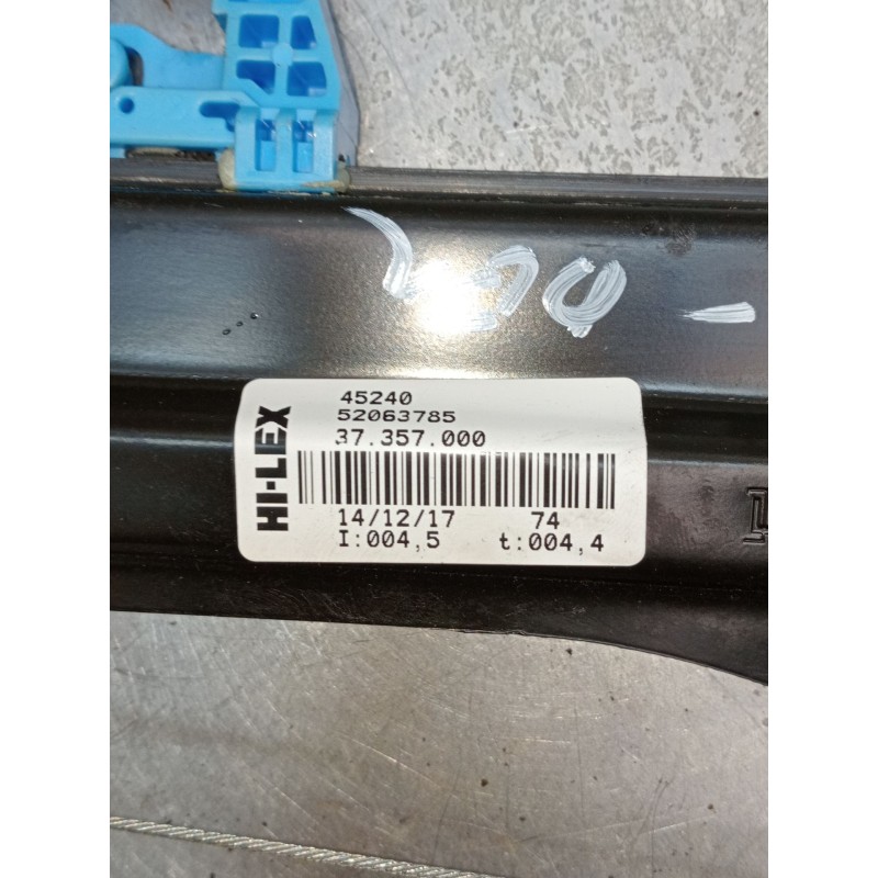 Recambio de elevalunas delantero derecho para fiat doblo cargo (263_) 1.3 d multijet (263wxu1a) referencia OEM IAM 52063785 5P 3
