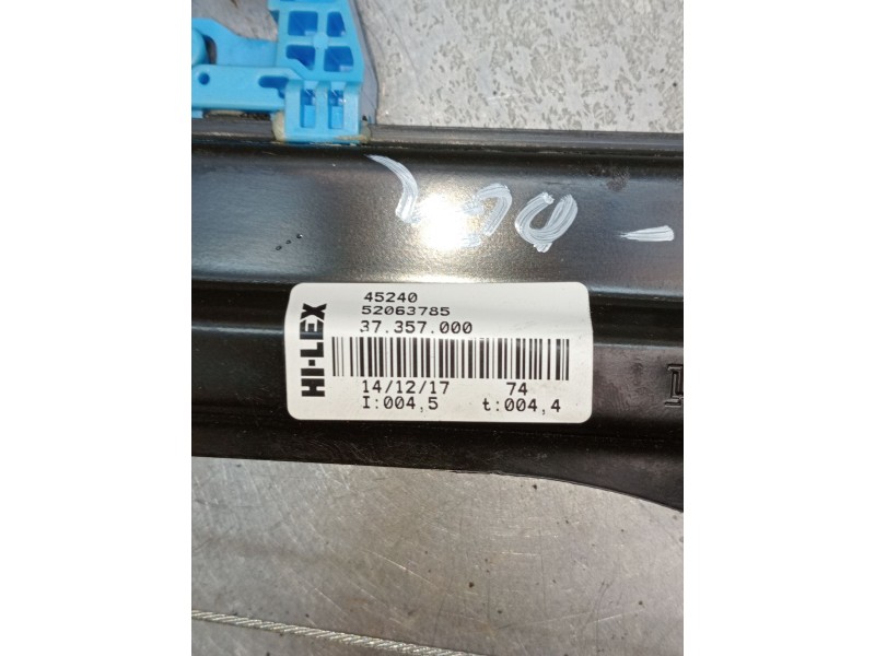Recambio de elevalunas delantero derecho para fiat doblo cargo (263_) 1.3 d multijet (263wxu1a) referencia OEM IAM 52063785 5P 3