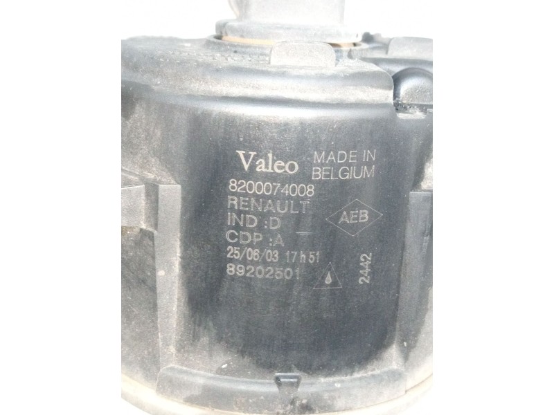 Recambio de faro antiniebla derecho para renault megane ii (bm0/1_, cm0/1_) 1.9 dci (bm0g, cm0g) referencia OEM IAM 8200074008 8