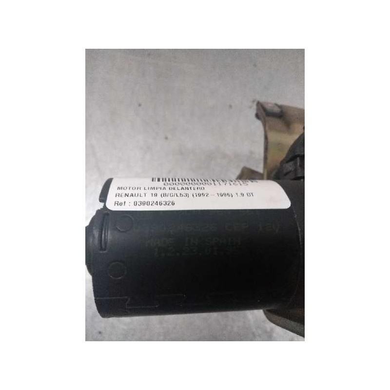 Recambio de motor limpia delantero para renault 19 (b/c/l53) 1.9 dt referencia OEM IAM 0390246326  