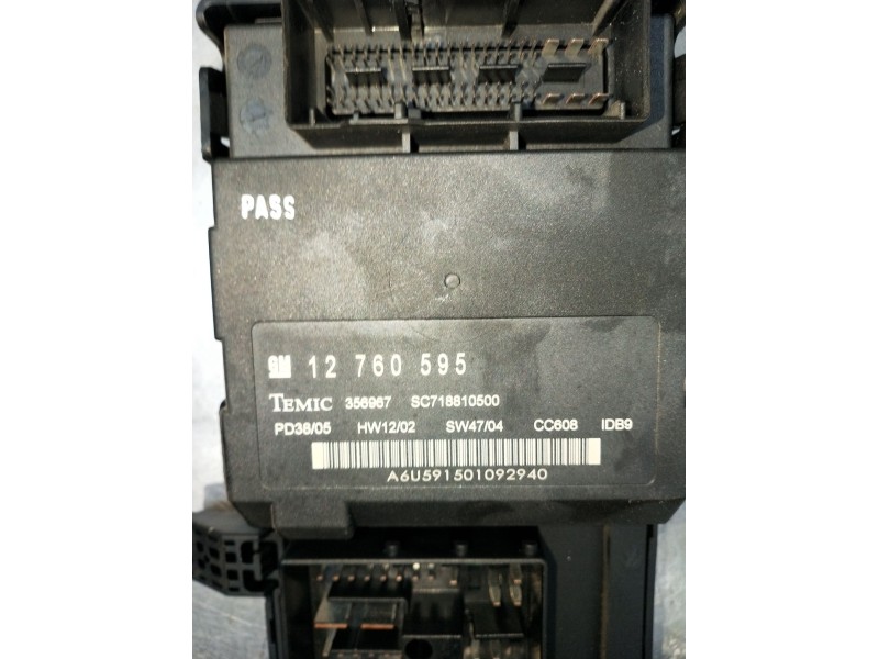 Recambio de caja reles / fusibles para saab 9-3 station wagon (e50) 2.0 t referencia OEM IAM 12760595 SC718810500 2005