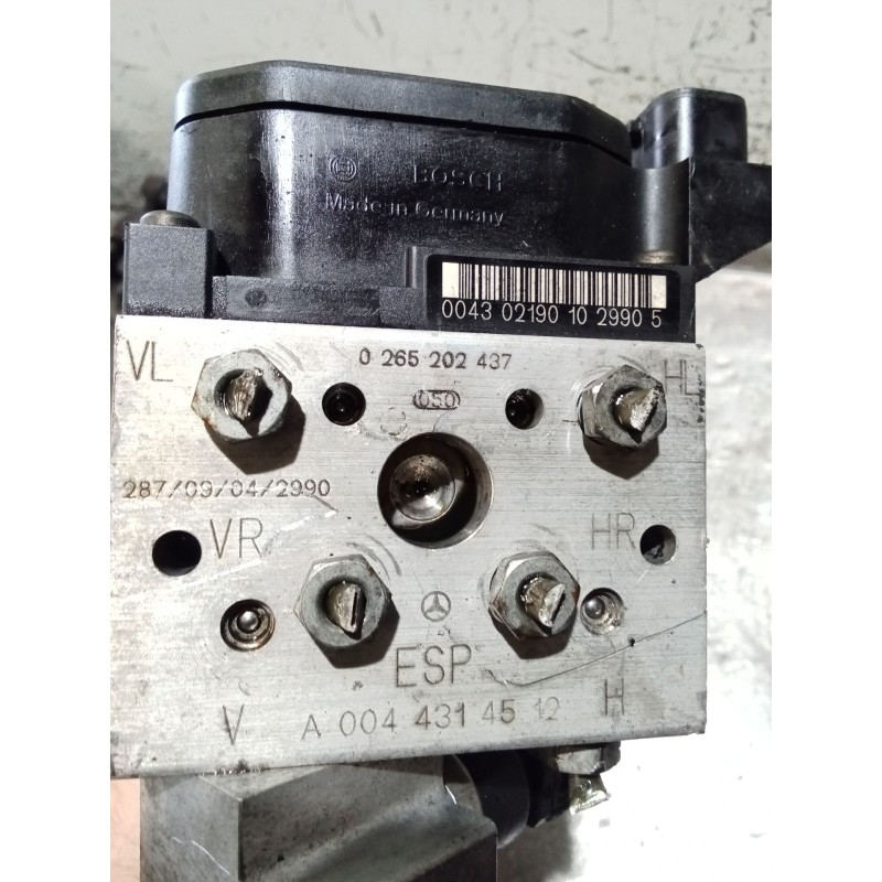 Recambio de abs para mercedes-benz clase e t-model (s210) e 320 t cdi (210.226) referencia OEM IAM 0265202437 A0044314512 