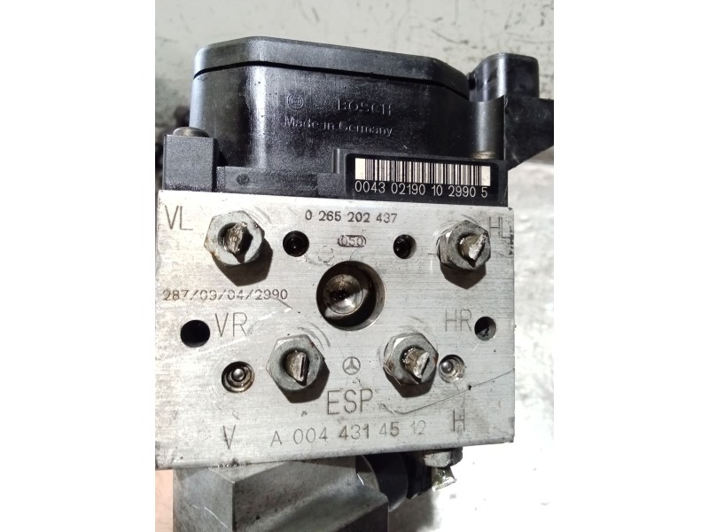 Recambio de abs para mercedes-benz clase e t-model (s210) e 320 t cdi (210.226) referencia OEM IAM 0265202437 A0044314512 