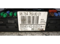Recambio de caja reles / fusibles para citroen c5 berlina exclusive referencia OEM IAM 9678476980 BSI04EVK0200  2