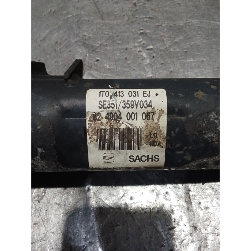 Recambio de amortiguador delantero derecho para seat altea (5p1) 1.9 tdi referencia OEM IAM 1T0413031EJ 824904001067 04