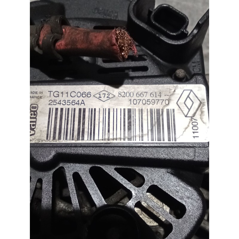 Recambio de alternador para renault scénic ii (jm0/1_) 1.5 dci (jm1e, jm16) referencia OEM IAM 8200667614 2543564A 