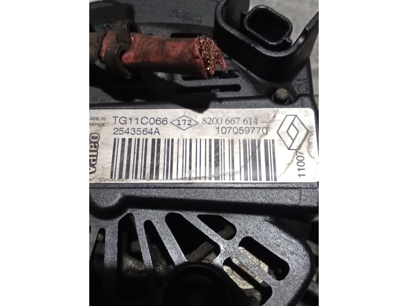 Recambio de alternador para renault scénic ii (jm0/1_) 1.5 dci (jm1e, jm16) referencia OEM IAM 8200667614 2543564A 