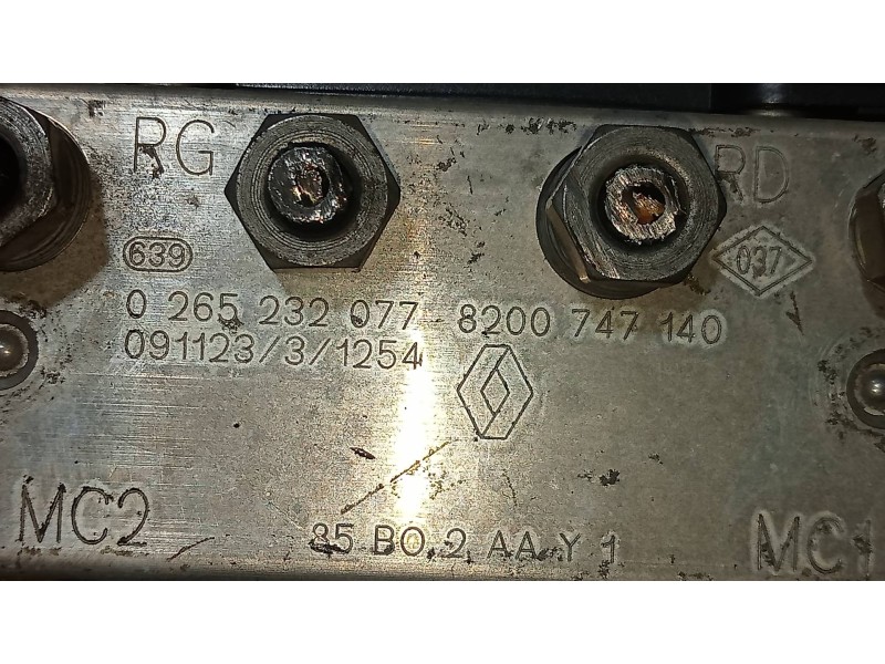 Recambio de abs para renault clio grandtour exception referencia OEM IAM 0265232077 8200747140 0265800559