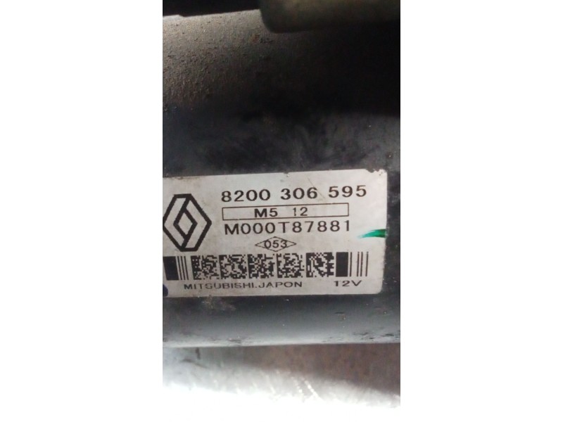 Recambio de motor arranque para renault kangoo (kc0/1_) 1.5 dci referencia OEM IAM 8200306595 M000T87881S 05