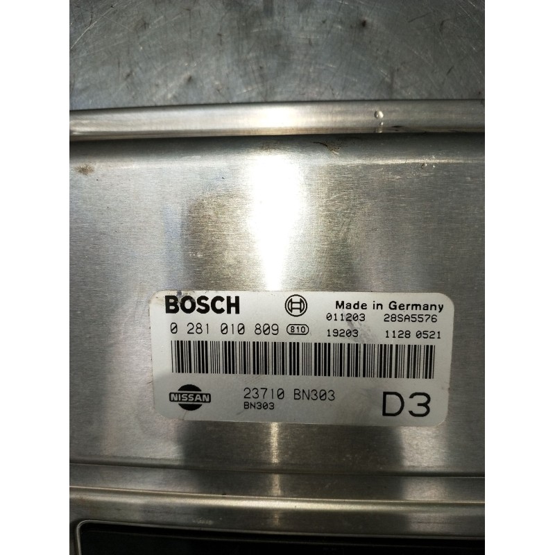 Recambio de centralita motor uce para nissan almera ii hatchback (n16) 2.2 di referencia OEM IAM 0281010809 28SA5576 23710BN303 