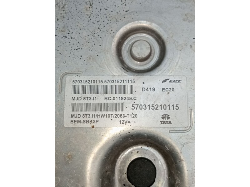 Recambio de centralita motor uce para tata indica vista 1.3 crdi referencia OEM IAM 570315210115 MJD8T3I1 2012