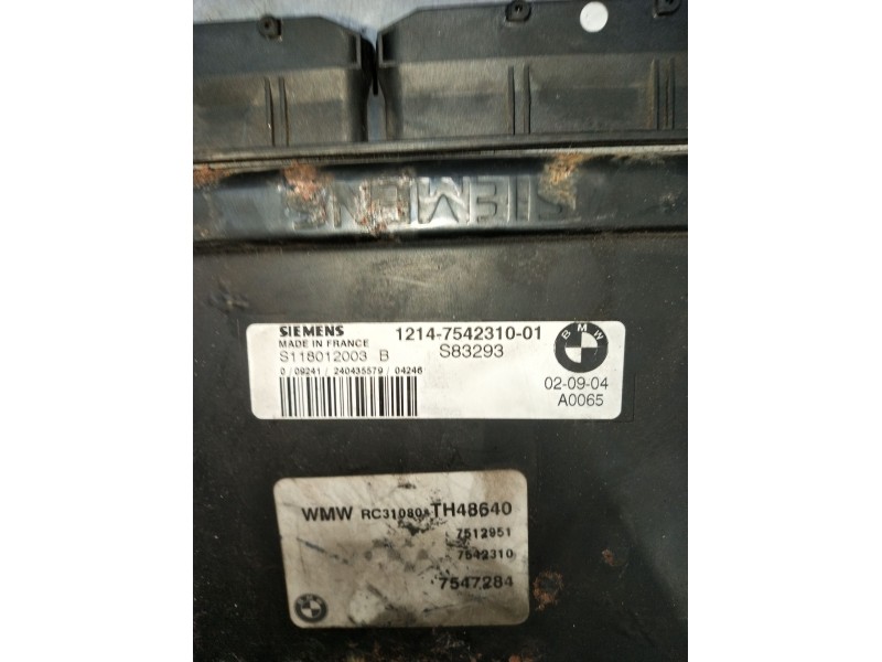 Recambio de centralita motor uce para mini mini (r50, r53) cooper referencia OEM IAM 1214754231001 S118012003 S83293 2001