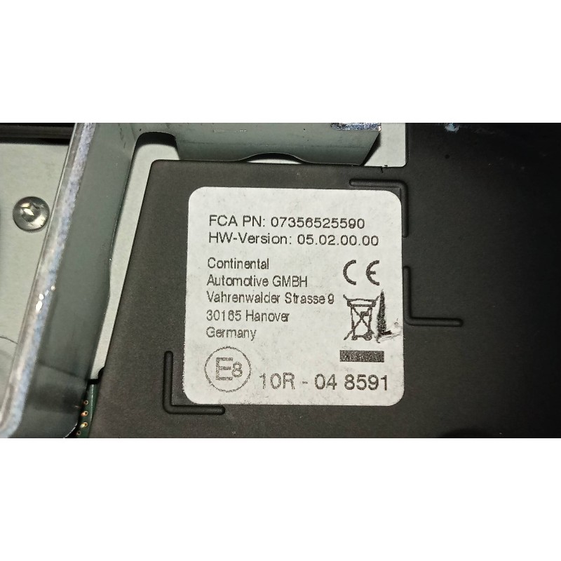 Recambio de pantalla multifuncion para fiat tipo ii (357) berlina easy referencia OEM IAM 7356525590 A2C11636701 