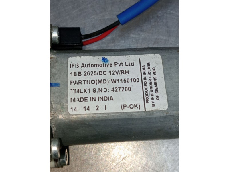 Recambio de elevalunas delantero derecho para tata indica vista 1.3 crdi referencia OEM IAM W115010 5P 427200 2012